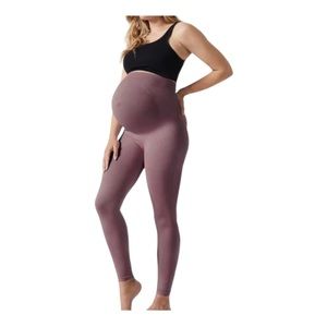 BLANQI Everyday Maternity Belly Support Leggings Soft Fawn Medium